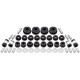 Silentblock in poliuretano TA-Technix TA-TECHNIX kit boccole PU per VW Eos 1F, asse posteriore | race-shop.it