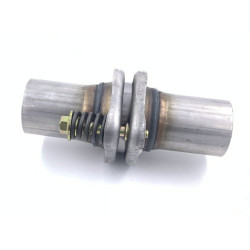 Spring-loaded exhaust flange pipe connector - 76mm