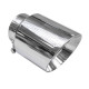 Terminali Universali Terminale di scarico RACES INOX 101mm, ingresso 63mm - Lucido | race-shop.it