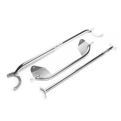 TA-TECHNIX kit 3 barre di rinforzo per VW Golf I 17, alluminio