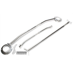 TA-TECHNIX kit 3 barre di rinforzo per VW Jetta II 19E, alluminio