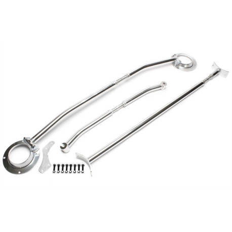 Strutbars (montanti) TA-TECHNIX kit 3 barre di rinforzo per VW Jetta II 19E, alluminio | race-shop.it