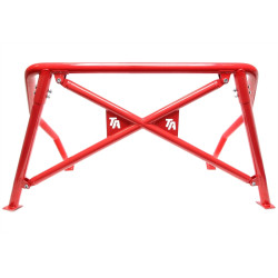 TA-TECHNIX rollbar per BMW 3er coupé E92 06-13, acciaio, rosso, con logo