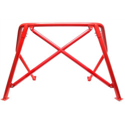 TA-TECHNIX rollbar per VW Golf II 19E 83-92, acciaio, rosso