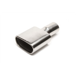 TA-TECHNIX terminale di scarico in acciaio inox, 141×71 mm