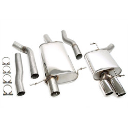 TA-TECHNIX scarico cat-back in acciaio inox per Audi A4 berlina/Avant/Allroad 8K/B8, 2× 80 mm