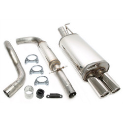 TA-TECHNIX scarico cat-back in acciaio inox per VW Beetle 1C/9C 1998-2010, 2× 80 mm