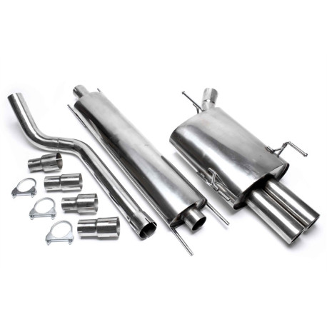 Sistemi di scarico TA Technix TA-TECHNIX scarico cat-back in acciaio inox per Opel Corsa C 2000-2009, 2× 76 mm | race-shop.it