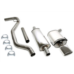 TA-TECHNIX scarico cat-back in acciaio inox per Saab 9-3 YS3F 2003+, 85×150 mm