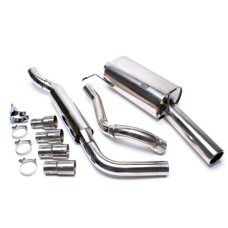 Sistemi di scarico TA Technix TA-TECHNIX scarico cat-back in acciaio inox per VW Scirocco II 53B, 70 mm | race-shop.it