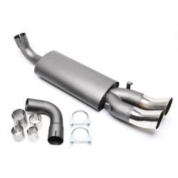 TA-TECHNIX silenziatore posteriore sportivo per Audi 80 89, 2× 76 mm DTM