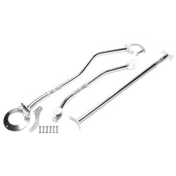 TA-TECHNIX kit 3 barre di rinforzo per VW Derby 86/86C, alluminio
