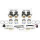 Valvole a farfalla TA-TECHNIX kit corpi farfallati singoli DCOE 45, nero | race-shop.it