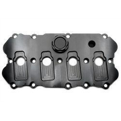 TA-TECHNIX coperchio punterie in alluminio per Seat Exeo (3R) 2.0 TFSI EA113, nero