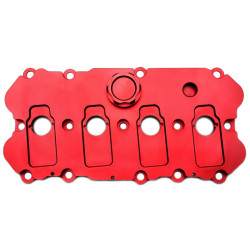 TA-TECHNIX coperchio punterie in alluminio per Audi A3 (8P) 2.0 TFSI EA113, rosso