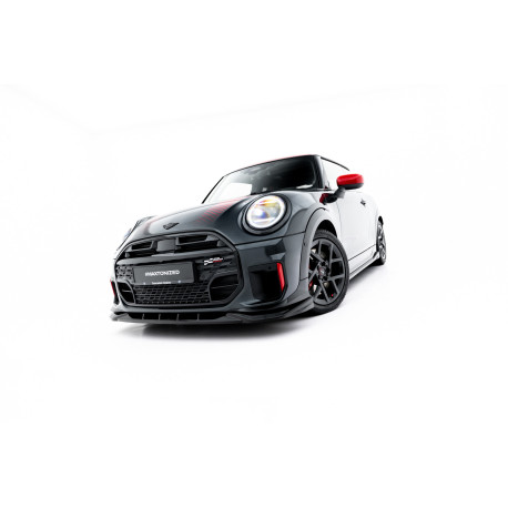 Body kit e accessori visivi MAXTON DESIGN splitter anteriore per Mini Cooper John Cooper Works F65, nero lucido | race-shop.it