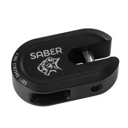 SABER Short grillo per verricello in alluminio 7075, nero