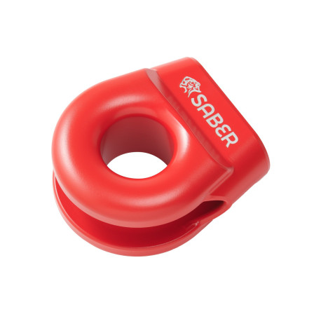 New SABER redancia per fune sintetica, alluminio 6061, rossa | race-shop.it