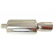 1x ingresso / 1x uscita Center Muffler RACES 89, inlet/outlet 3,5" (89mm) | race-shop.it