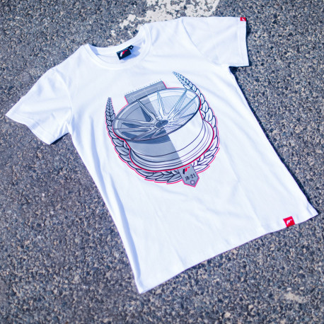 Magliette T-shirt JR-Wheels JR-21 bianco | race-shop.it