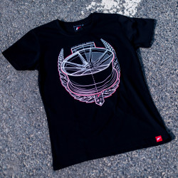 T-shirt JR-Wheels JR-21 Nero