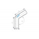 Gomiti 67° Curva in silicone 67° - 51mm (2") | race-shop.it