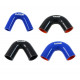 Gomiti 135° Curva in silicone 135° - 40mm (1,57") | race-shop.it