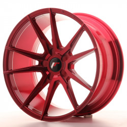 Cerchi JR JR21 19x9,5 ET35-40 5H Blank Platinum Rosso