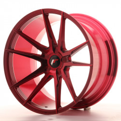 Cerchi JR JR21 20x11 ET20-30 5H Blank Platinum Rosso