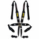 Cinture di sicurezza e accessori Cinture di sicurezza sportive a 6 punti omologate FIA RACES per HANS 3" (76mm), nero | race-shop.it
