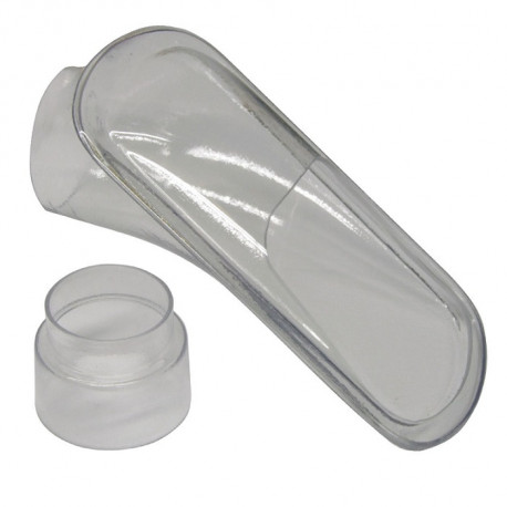 Prese d'aria tuning Universal duct intake 51/63mm (transparent) | race-shop.it