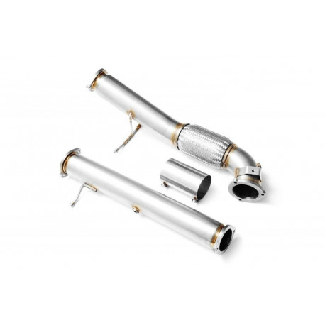 Focus II Downpipe per FORD FOCUS RS 2.5 3.5" | race-shop.it