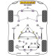 E46 serie 3 Compact Powerflex Boccola posteriore del telaio posteriore BMW E46 3 Series Compact | race-shop.it