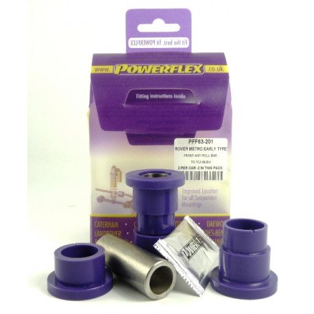 Silentblock in poliuretano Powerflex Boccola barra stabilizzatrice anteriore Rover Metro, MG & Turbo | race-shop.it