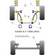 Silentblock in poliuretano Powerflex Boccola interna del braccio Saab 9-3 (1998-2002) | race-shop.it