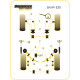 E30 serie 3 (1982 - 1991) Powerflex Boccola posteriore del braccio oscillante anteriore inferiore Caster regolabile BMW E30 3 Series (1982 - 1991) | race-shop.it