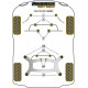 F32, F33, F36 4 Serie xDrive Powerflex Inserto boccola posteriore del telaio posteriore BMW F32, F33, F36 4 Series xDrive | race-shop.it