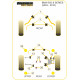 E63/E64 serie 6 (2003 - 2010) Powerflex Boccola anteriore del telaio posteriore BMW E63/E64 6 Series (2003 - 2010) | race-shop.it