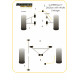 7 Metric Chassis with DeDion & Watts Linkage (2006 -) Powerflex DeDion "A" Frame Centre Bush Caterham 7 | race-shop.it