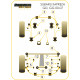 Silentblock in poliuretano Powerflex Front Wishbone Rear Bush Subaru Impreza Turbo, WRX & STi GD,GG | race-shop.it