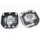 Piastre di campanatura (Camber) SILVER PROJECT Set di supporti superiori per ammortizzatori E30 3D 2WAY per i coilover | race-shop.it