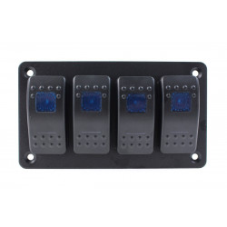 Pannello interruttore universale ROCKER con LED