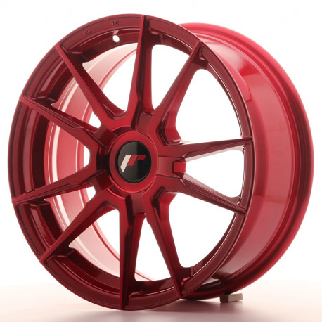 Cerchi in lega Cerchi JR JR21 17x7 ET35-40 Blank Platinum Rosso | race-shop.it