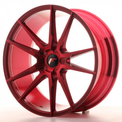 Cerchi JR JR21 20x8,5 ET20-40 5H Blank Platinum Rosso