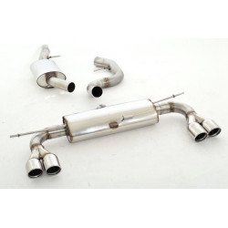 70mm Duplex Sistema di scarico VW Tiguan FWD - Approvazione ECE (881440AD-X)