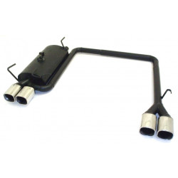 Silenziatore sportivo - Duplex Opel Astra F - Approvazione ECE (921145D-x)