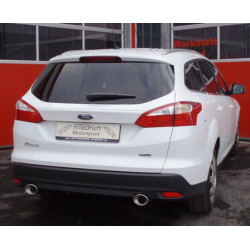 Silenziatore sportivo - Duplex Ford Focus III Turnier DYB - Approvazione ECE (921202KBD-X)