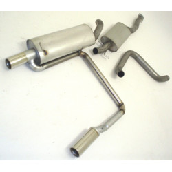 Gr.A Duplex Sistema di scarico Ford Escort - Approvazione ECE (961209AD-X)