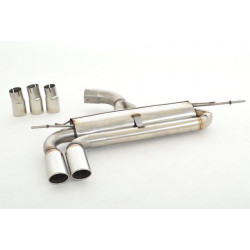 76mm Sistema di scarico silenziatore Audi A3 8P FWD - Approvazione ECE (971025T-X3-X)
