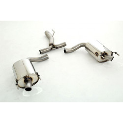 76mm Duplex-Exhaust system Opel Insignia saloon a hatchback AWD - Approvazione ECE (971125D-X3)